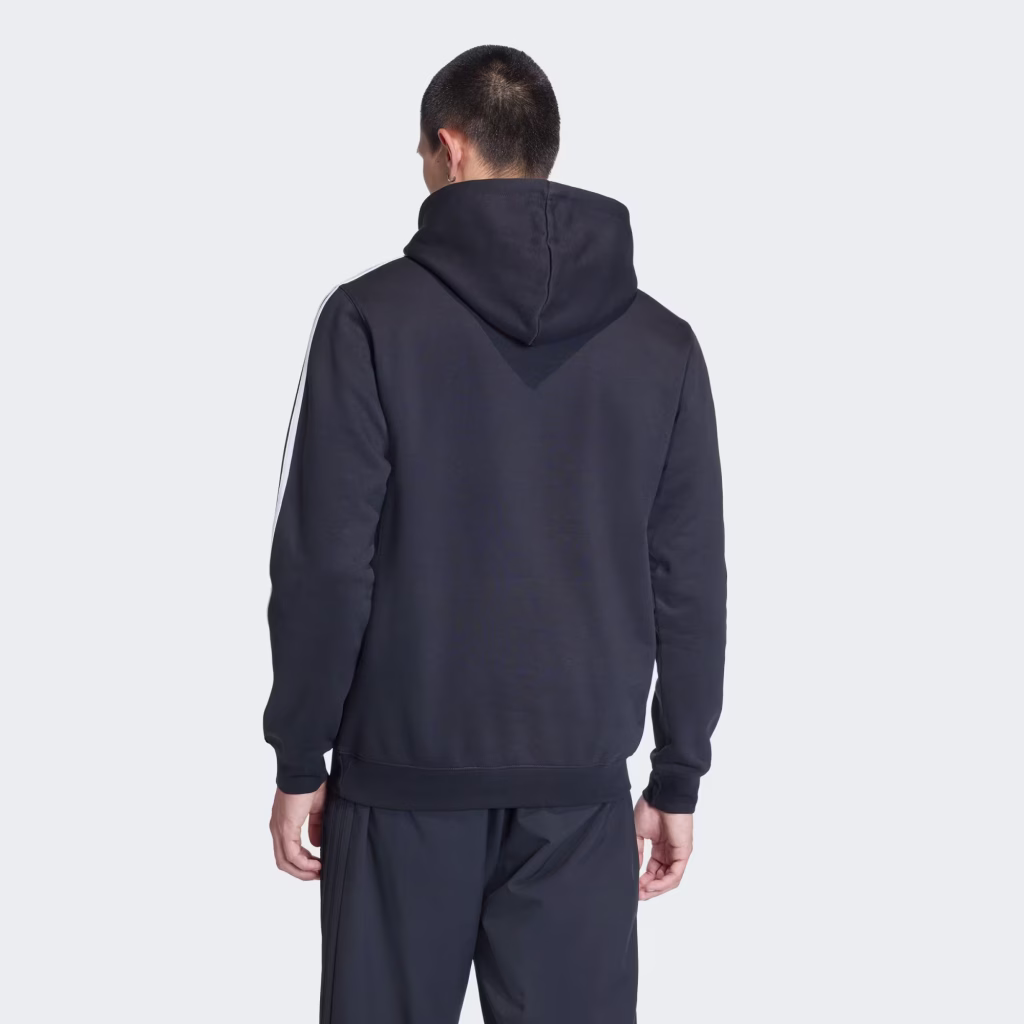 ADIDAS HOODIE_3_STRIPES_Nero